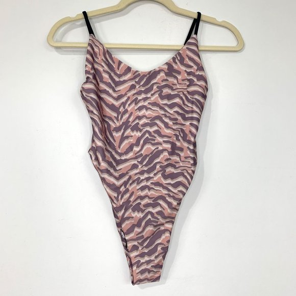 NWT MAI-MIA Dylan One Piece in Pink Leopard Sz S - Picture 2 of 10